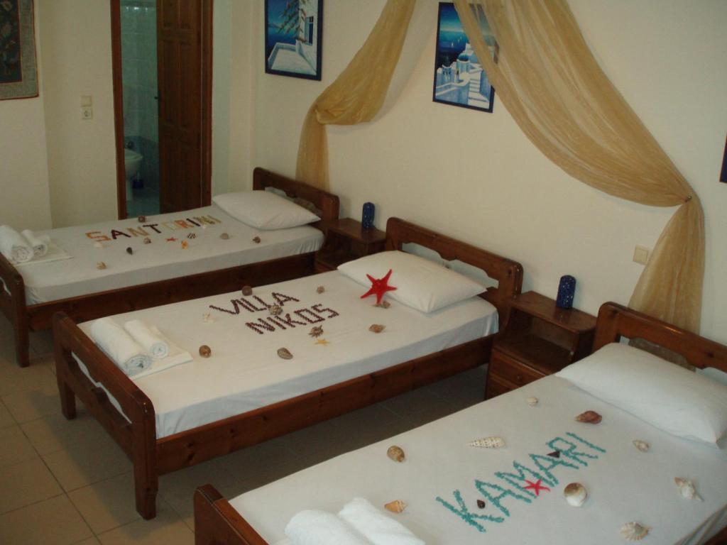 Villa Nikos Karamolegkos Kamari ห้อง รูปภาพ